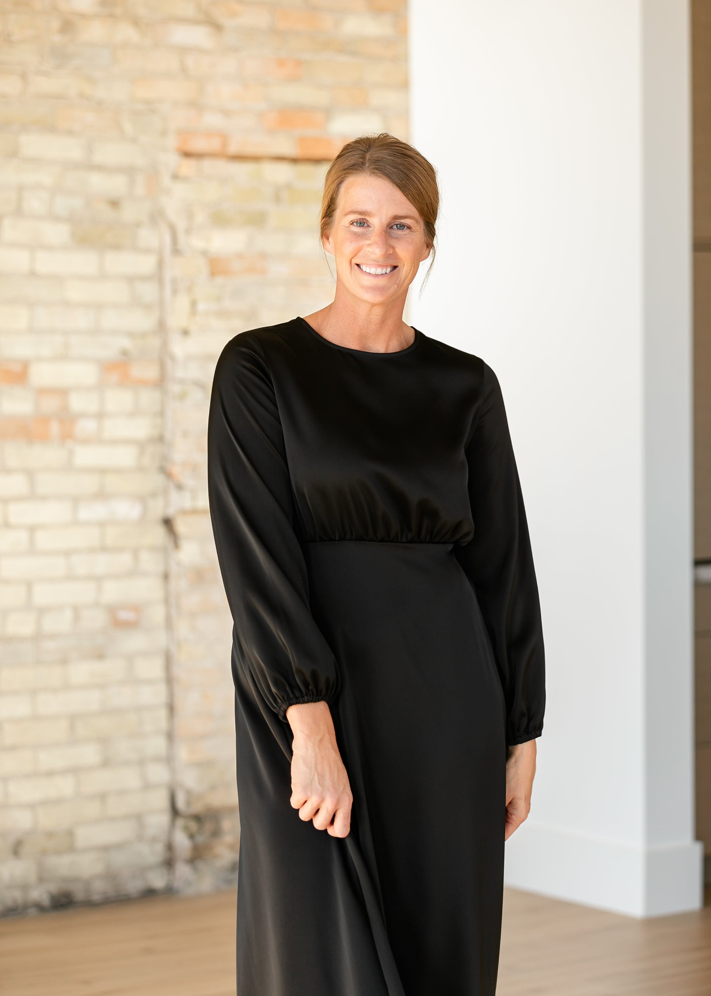 Inherit Co. Muriel Satin Maxi Dress - FINAL SALE — feature highlight