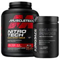 Muscletech Nitro-Tech 100% Whey Gold Protein 2270 Gr + Kingsize Nutrition Creatine Powder Combination