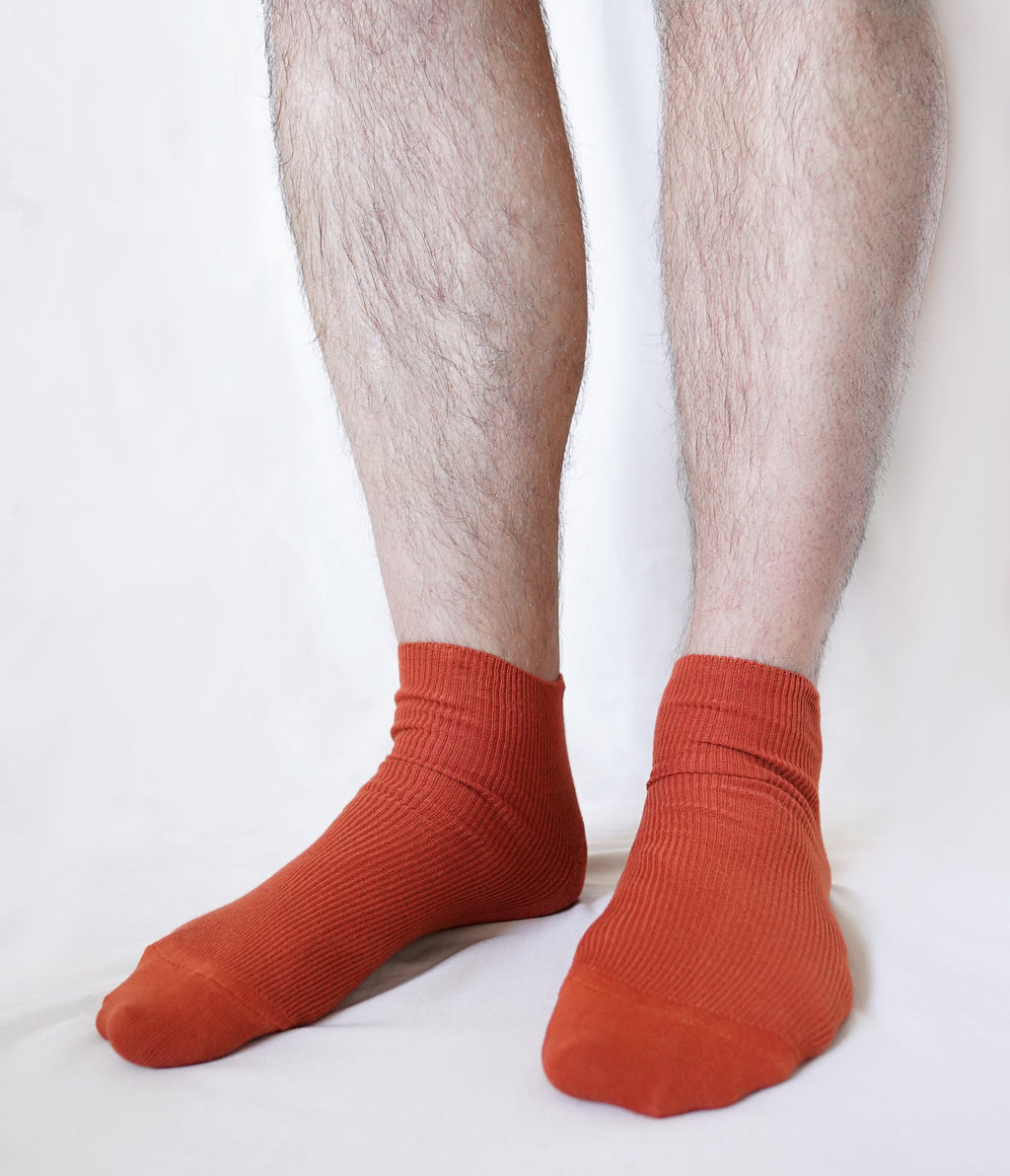 tittimitti tittimitti® 100% Organic Combed Cotton Luxury Men's Socks. 3 Pairs. Made in Italy. — detail close-up