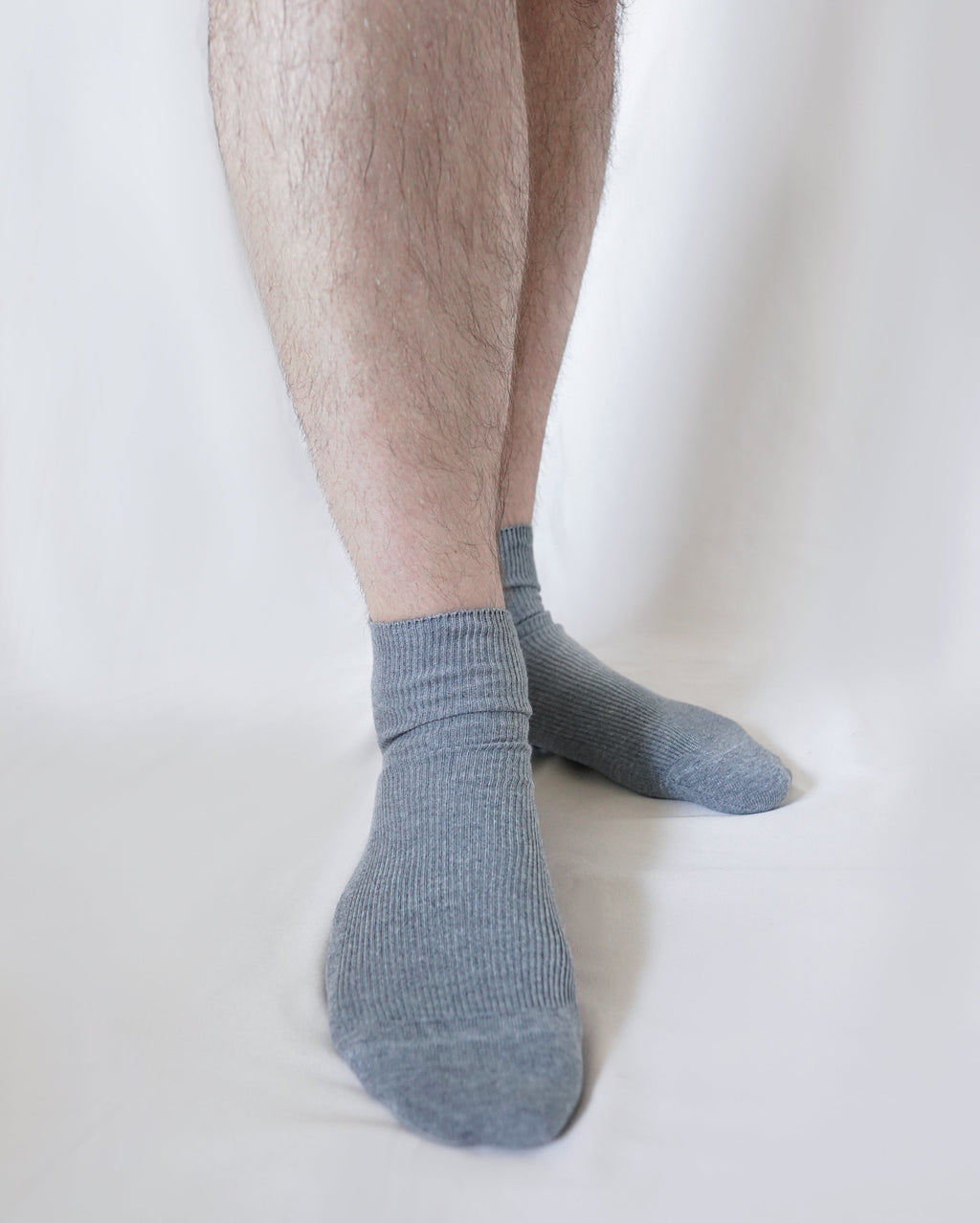 tittimitti tittimitti® 100% Organic Combed Cotton Luxury Men's Socks. 1 Pair. Made in Italy. — product on model