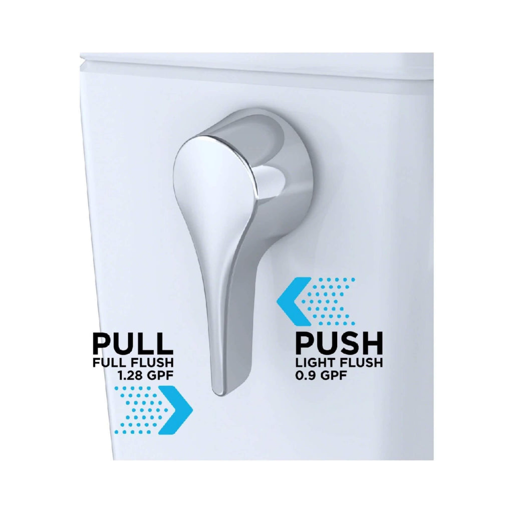 [MW4364736CEMFGN#01] TOTO Aquia IV Cube 1.28 GPF And 0.9 GPF Dynamax Tornado Flush Toilet With Washlet S7A Bidet Seat (SAK742