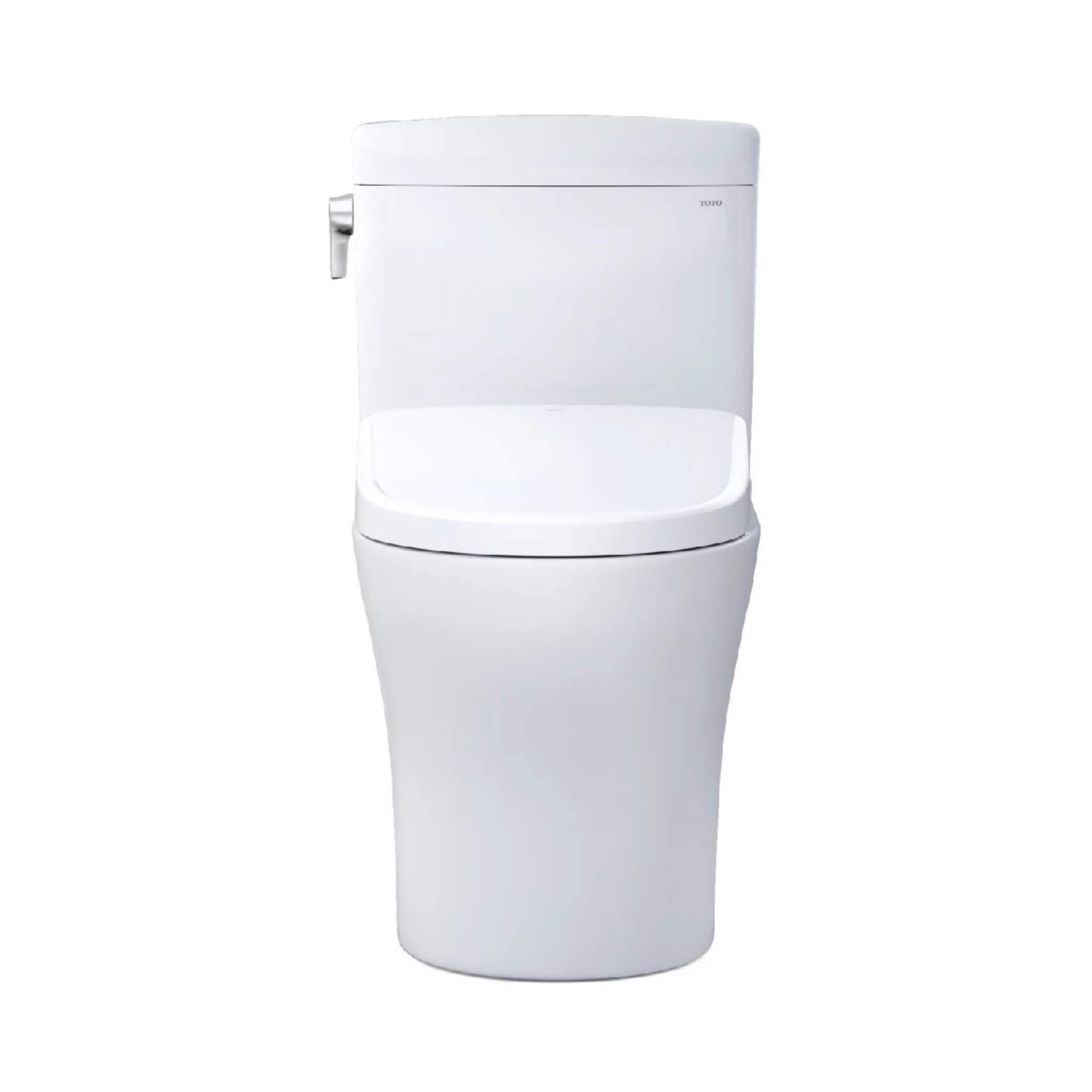 [MW4364736CEMFGN#01] TOTO Aquia IV Cube 1.28 GPF And 0.9 GPF Dynamax Tornado Flush Toilet With Washlet S7A Bidet Seat (SAK742