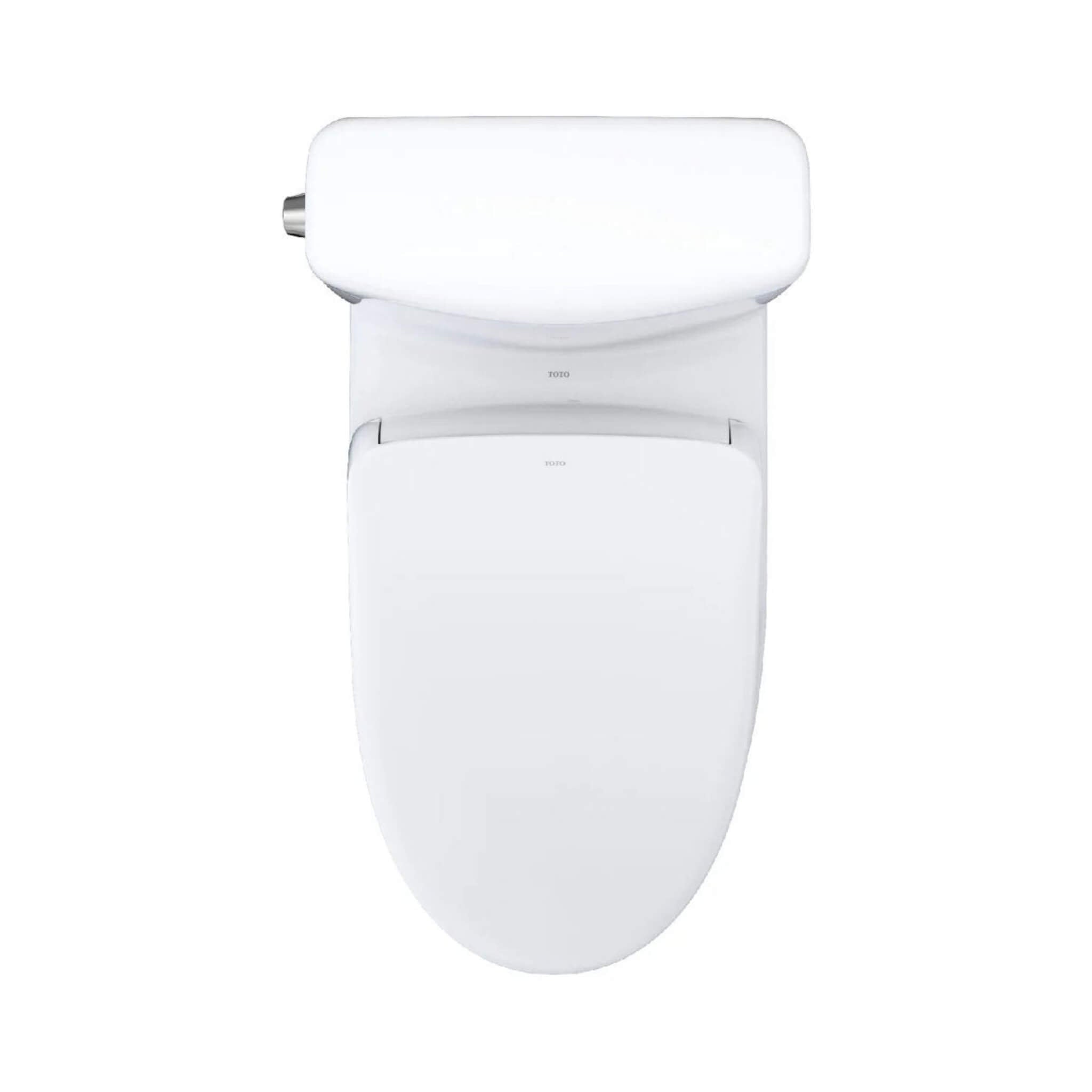 [MW4364736CEMFGN#01] TOTO Aquia IV Cube 1.28 GPF And 0.9 GPF Dynamax Tornado Flush Toilet With Washlet S7A Bidet Seat (SAK742