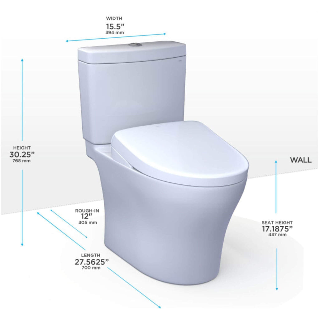 [MW4464736CEMFGN#01] TOTO Aquia IV Dual Flush Elongated Chair Height Toilet With Washlet S7A (SAK98062) – SAKSBY WHOLESALE, v