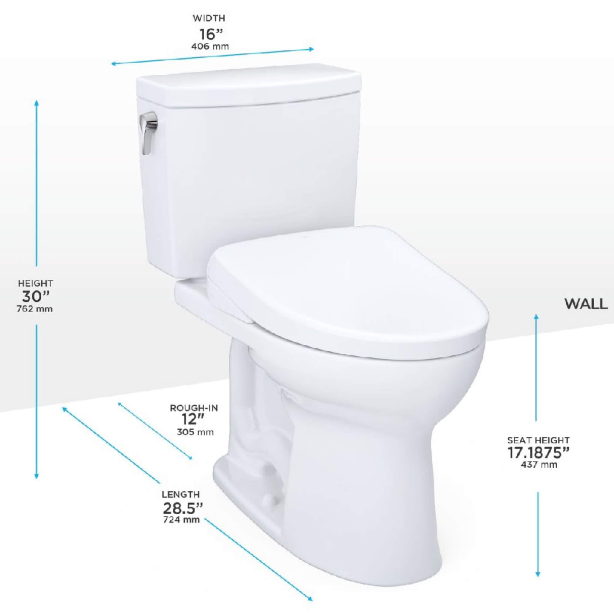 [MW4544726CUFGA#01] TOTO Drake II Washlet S7 And 1.0 GPF Elongated Chair Height Bidet Toilet (SAK70831) – SAKSBY WHOLESALE, v