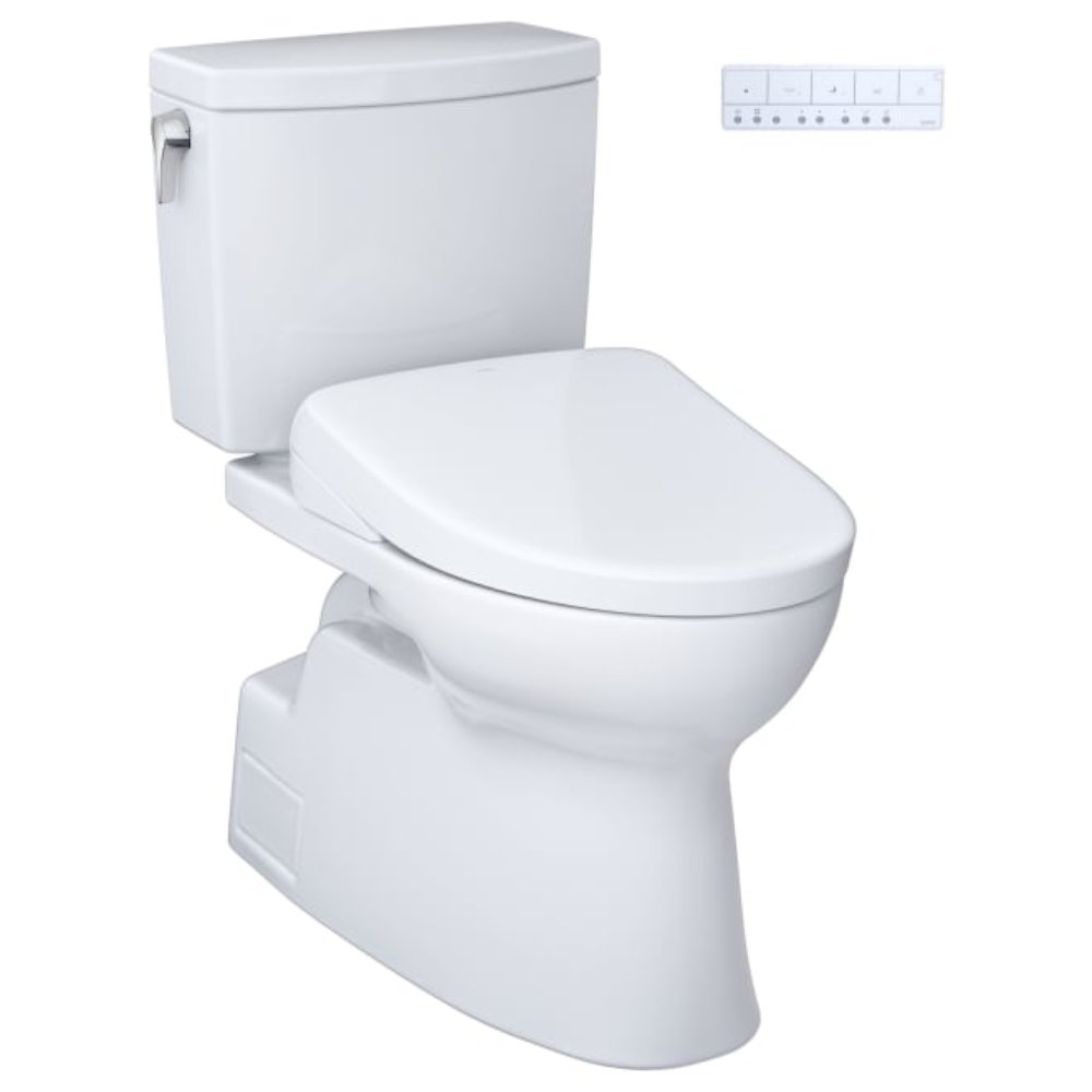[MW4744736CUFG#01] TOTO Vespin II 1 GPF Elongated Chair Height Toilet With Washlet S7A Auto Open Bidet Seat (SAK56135) – SAKS