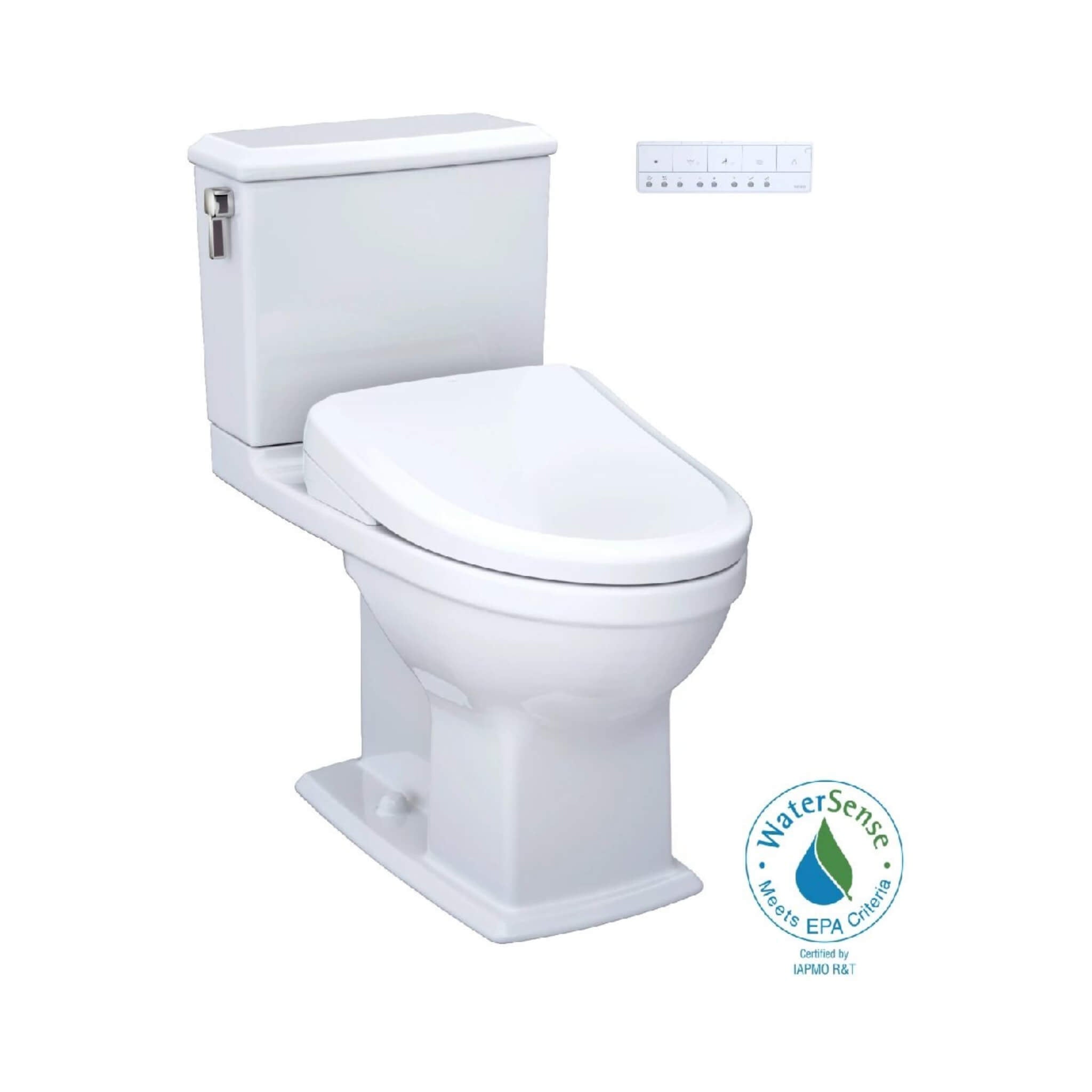 [MW4944724CEMFG#01] TOTO Connelly 0.9 GPF and 1.28 GPF Dual Flush Elongated Cefiontect Toilet With Washlet S7 Bidet Seat (SAK