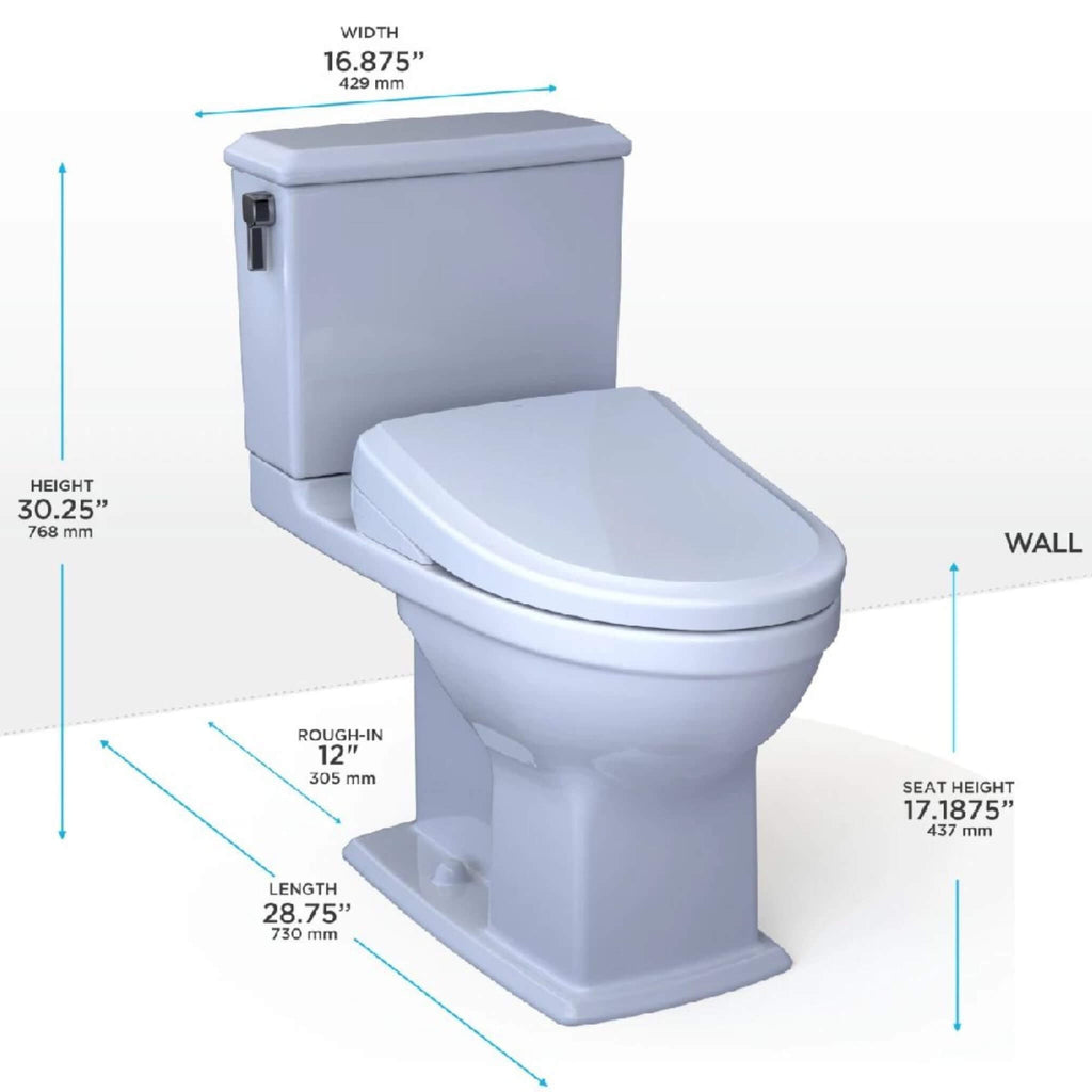 [MW4944734CEMFG#01] TOTO Connelly 1.28 GPF And 0.9 GPF Elongated Toilet With S7A Auto Open Bidet Seat (SAK24169) – SAKSBY WHO
