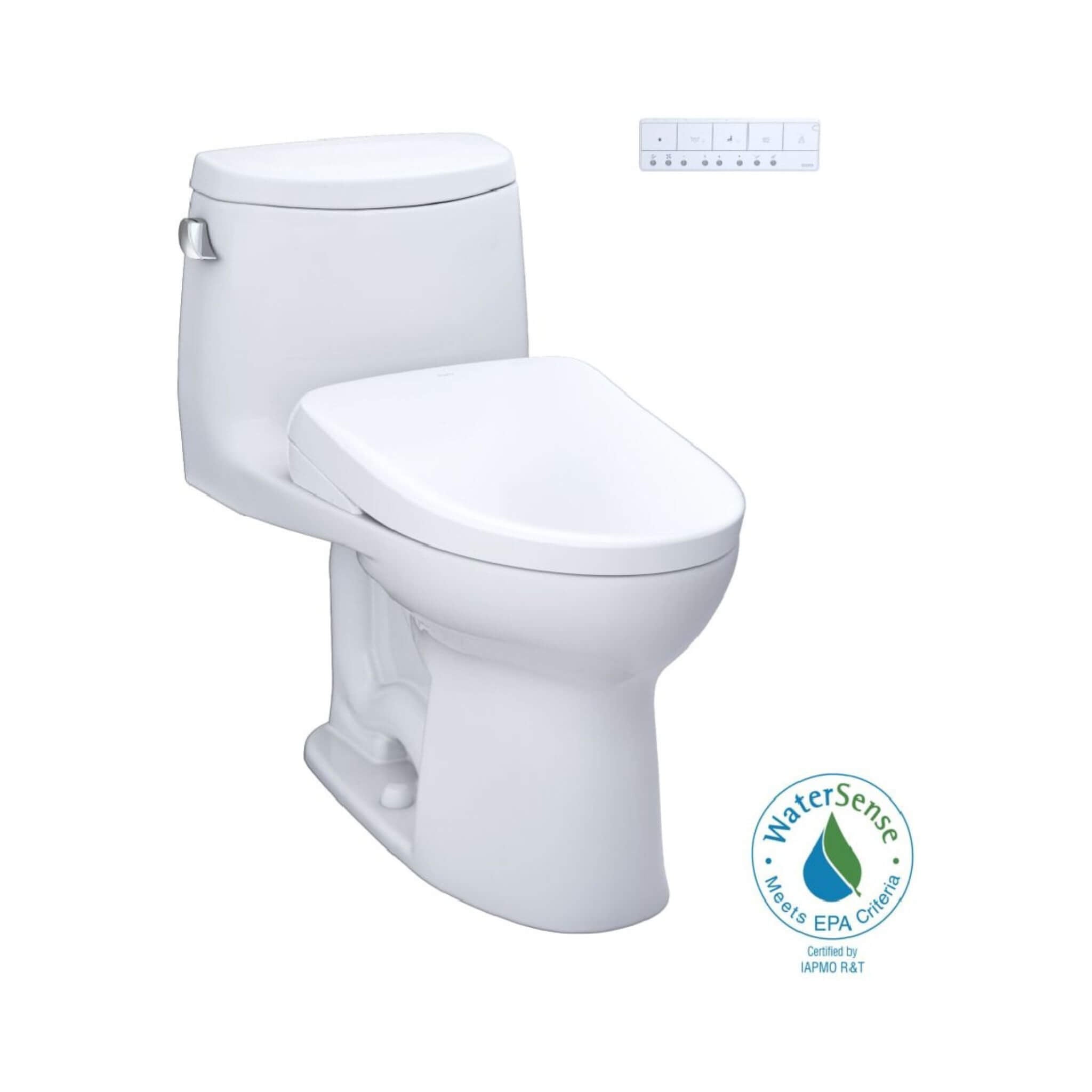 [MW6044726CEFG#01] TOTO Ultramax II 1.28 GPF One Piece Elongated Chair Height With Washlet S7 Bidet Seat Soft Close (SAK15913