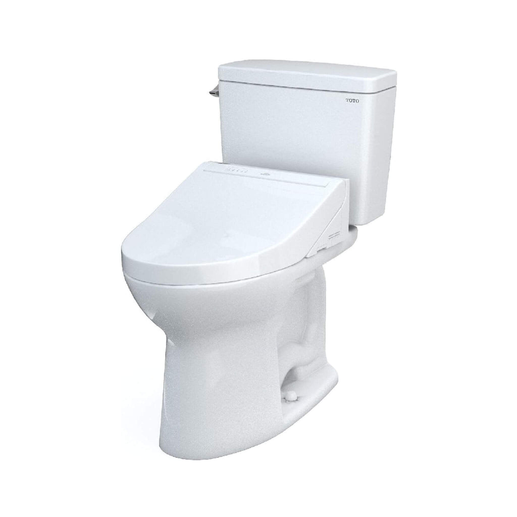 [MW7763084CSFG.10#01] TOTO Drake 1.6 GPF ELongated Chair Height Toilet With C5 Soft Close Bidet Seat (SAK71312) – SAKSBY WHOL