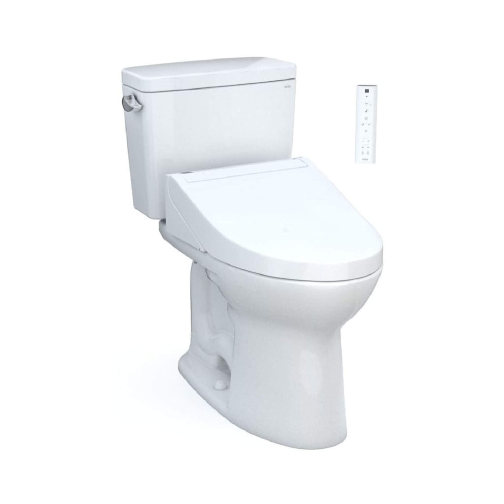 [MW7763084CSFG.10#01] TOTO Drake 1.6 GPF ELongated Chair Height Toilet With C5 Soft Close Bidet Seat (SAK71312) – SAKSBY WHOL