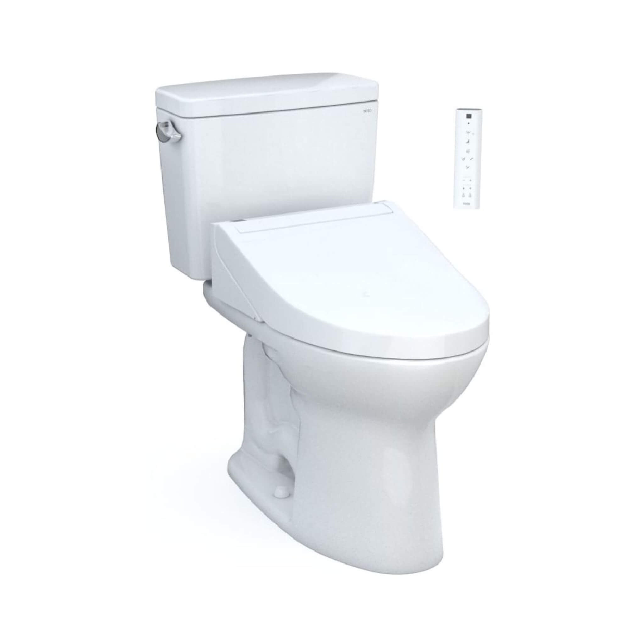 [MW7763084CSFG.10#01] TOTO Drake 1.6 GPF ELongated Chair Height Toilet With C5 Soft Close Bidet Seat (SAK71312) – SAKSBY WHOL