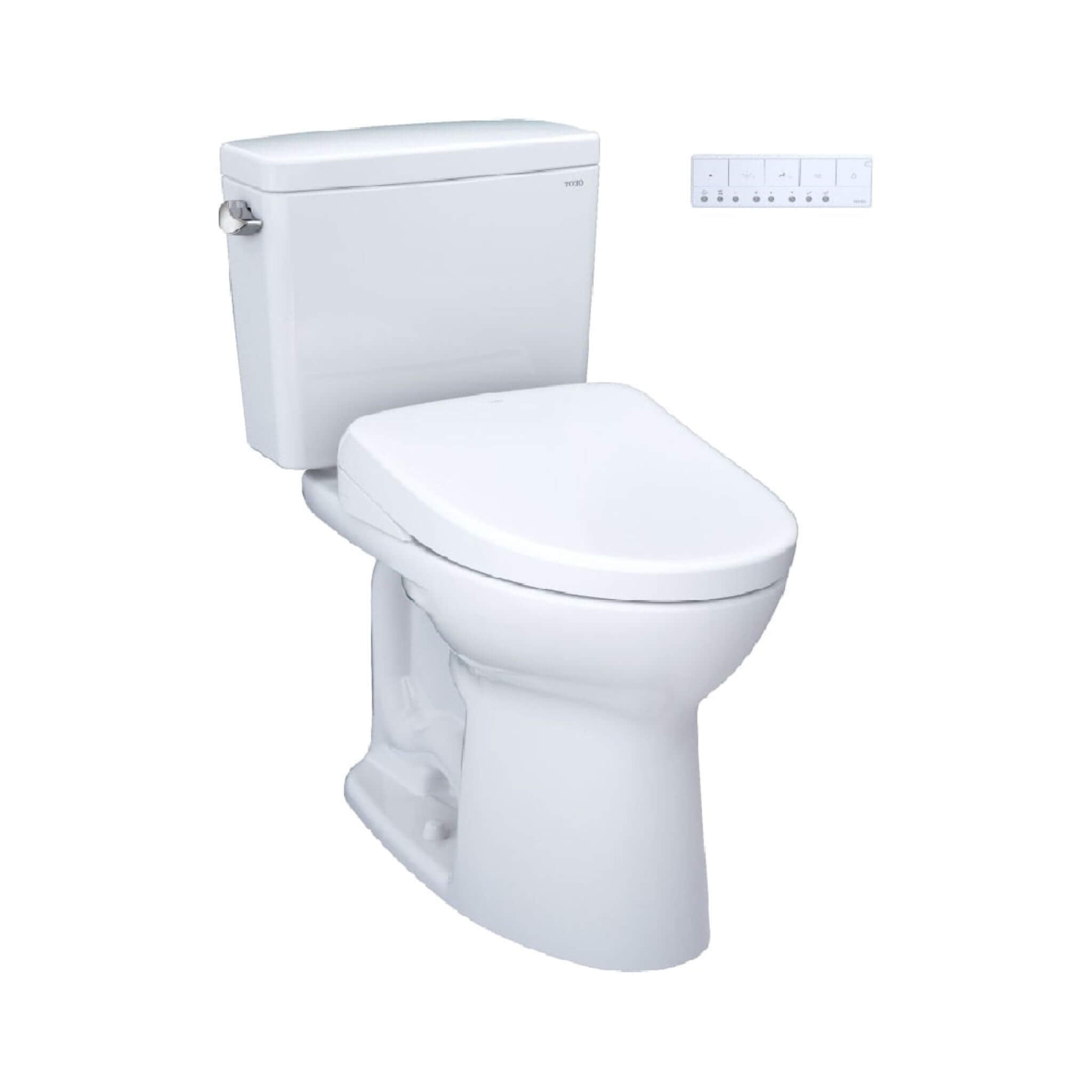 [MW7764726CEFG#01] TOTO Drake 1.28 GPF Electric Chair Height Toilet With Washlet S7 Heated Bidet Seat And Tornado Flush (SAK3