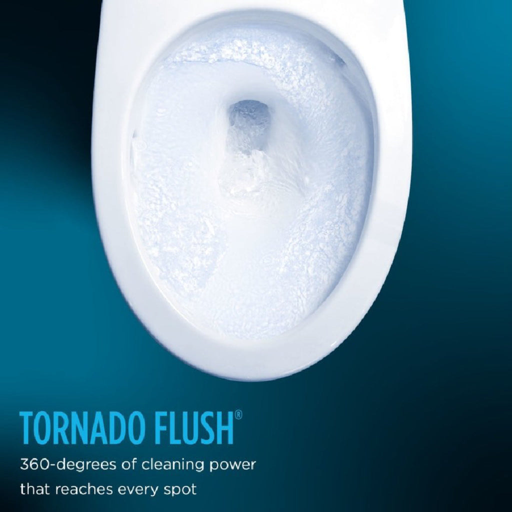[MW7764726CEG#01] TOTO Drake 1.28 GPF Two Piece Washlet Elongated Toilet Seat With S7 Heated Bidet Seat And EWater+ (SAK52645