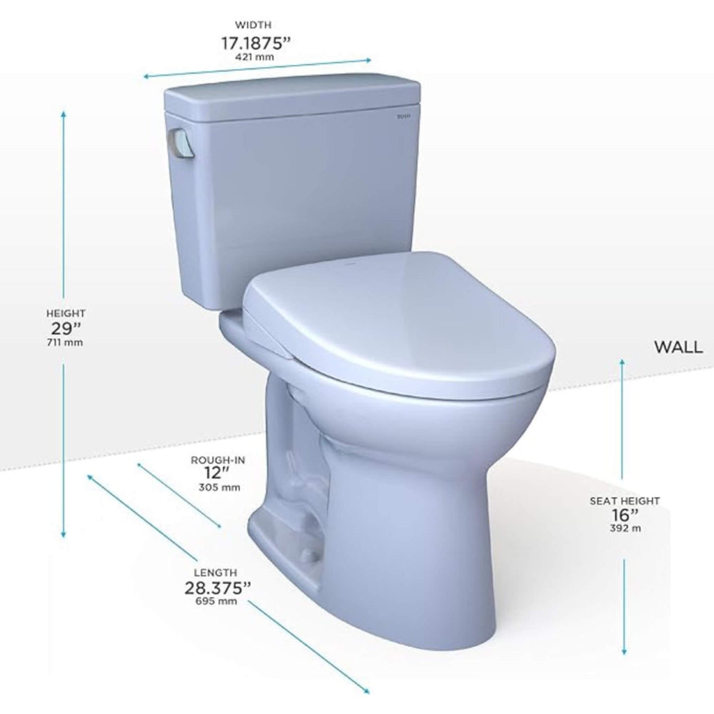 [MW7764726CEGA#01] TOTO Drake Washlet S7 Bidet Seat With 1.28 GPF Elongated Toilet (SAK40628) – SAKSBY WHOLESALE, view 12