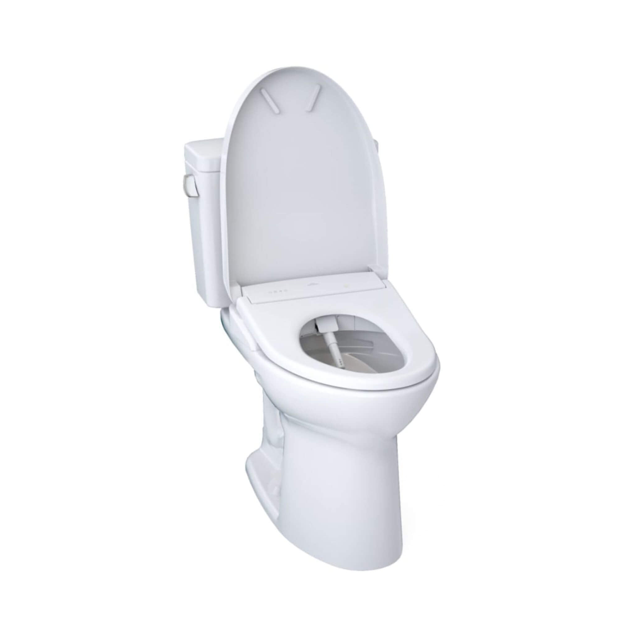 [MW7764726CSFG#01] TOTO Drake 1.6 GPF Elongated Chair Height Toilet With Washlet S7 Heated Bidet Seat And Night Light (SAK568