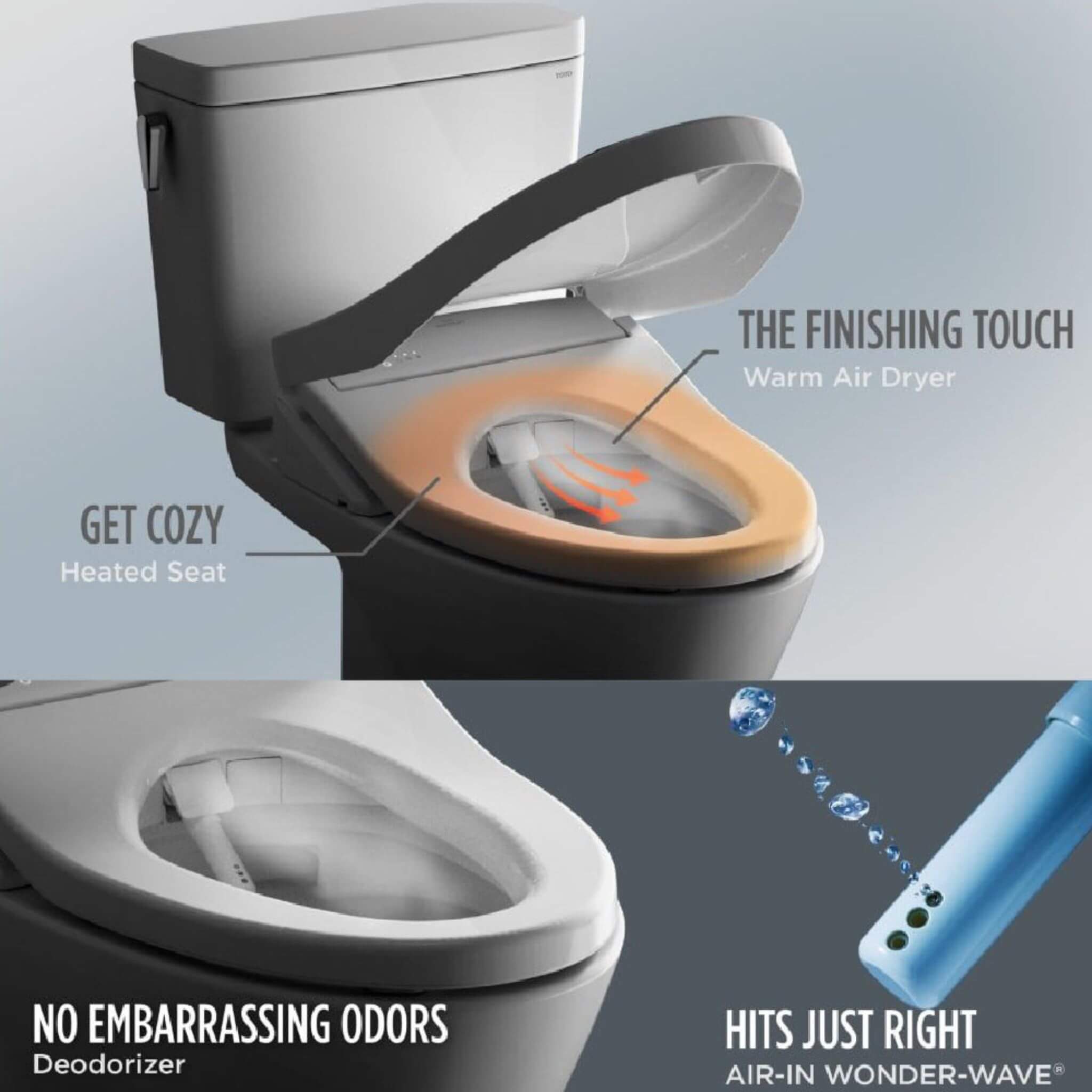 [MW7764736CEFG#01] TOTO Drake 1.28 GPF Elongated Chair Height Toilet W/ Washlet S7A Auto Heated Bidet Seat & EWater+ Technlog