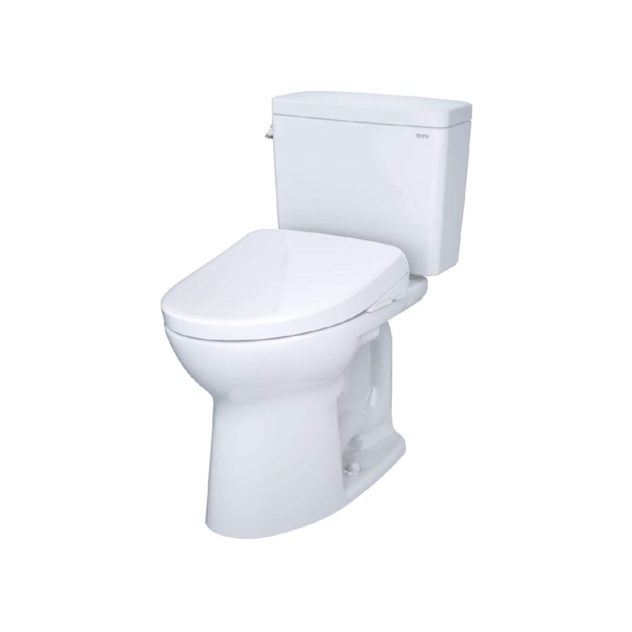 [MW7764736CEFG#01] TOTO Drake 1.28 GPF Elongated Chair Height Toilet W/ Washlet S7A Auto Heated Bidet Seat & EWater+ Technlog