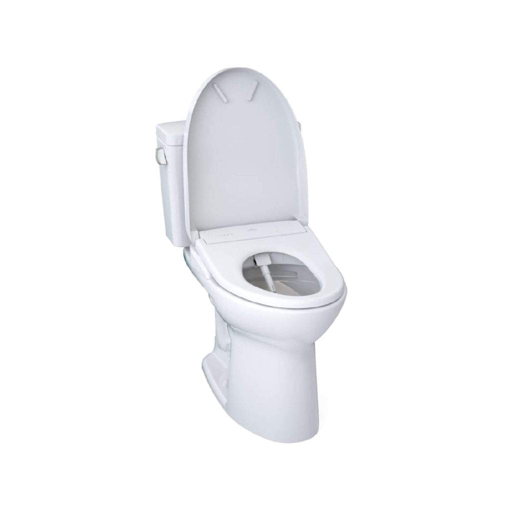 [MW7764736CEFG#01] TOTO Drake 1.28 GPF Elongated Chair Height Toilet W/ Washlet S7A Auto Heated Bidet Seat & EWater+ Technlog