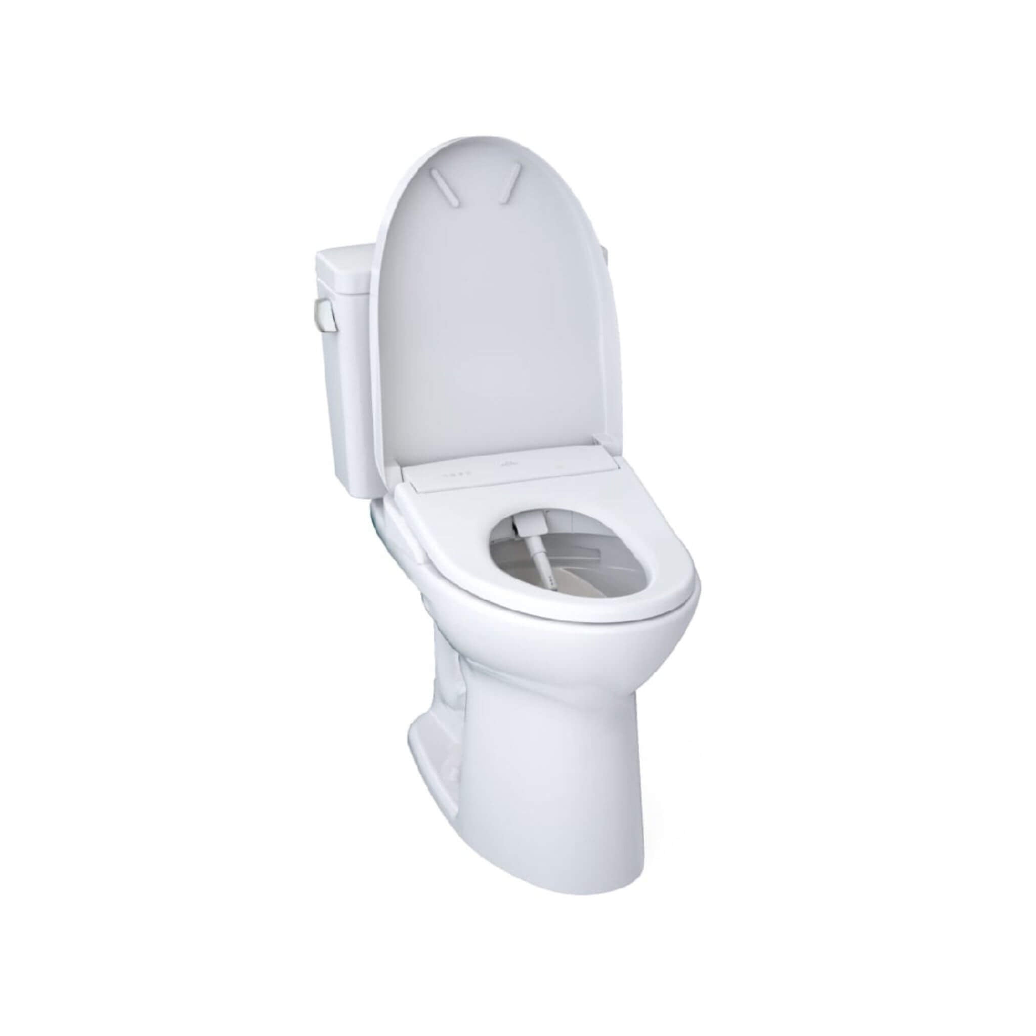 [MW7764736CEFG#01] TOTO Drake 1.28 GPF Elongated Chair Height Toilet W/ Washlet S7A Auto Heated Bidet Seat & EWater+ Technlog