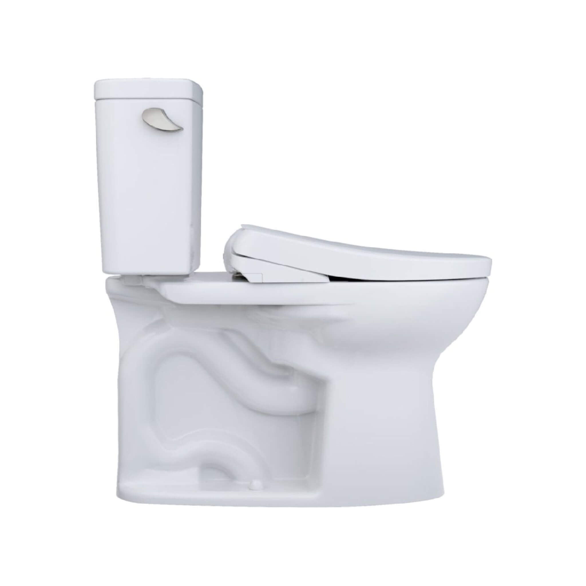 [MW7764736CEFG#01] TOTO Drake 1.28 GPF Elongated Chair Height Toilet W/ Washlet S7A Auto Heated Bidet Seat & EWater+ Technlog
