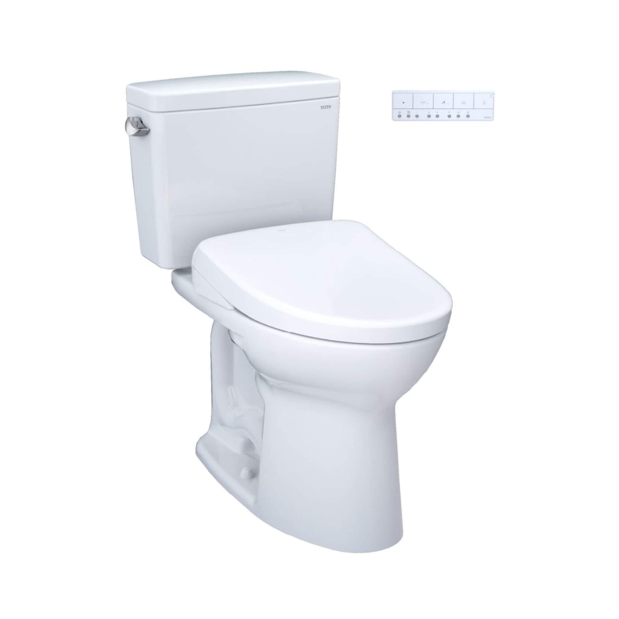 [MW7764736CEFG.10#01] TOTO Drake 1.28 GPF Universal Height Toilet With S7A Auto Open Bidet Seat And 10" Rough In (SAK32529) –