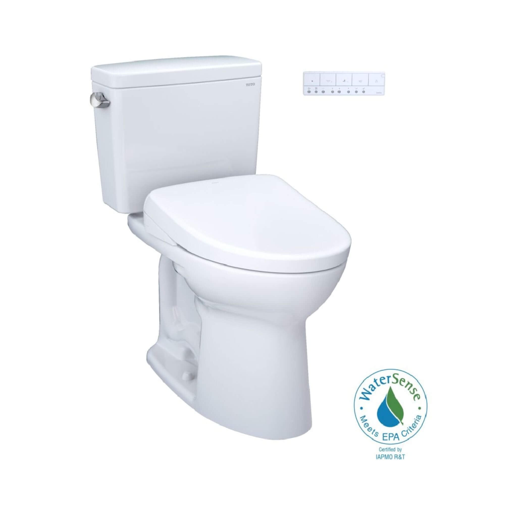 [MW7764736CEFG.10#01] TOTO Drake 1.28 GPF Universal Height Toilet With S7A Auto Open Bidet Seat And 10" Rough In (SAK32529) –
