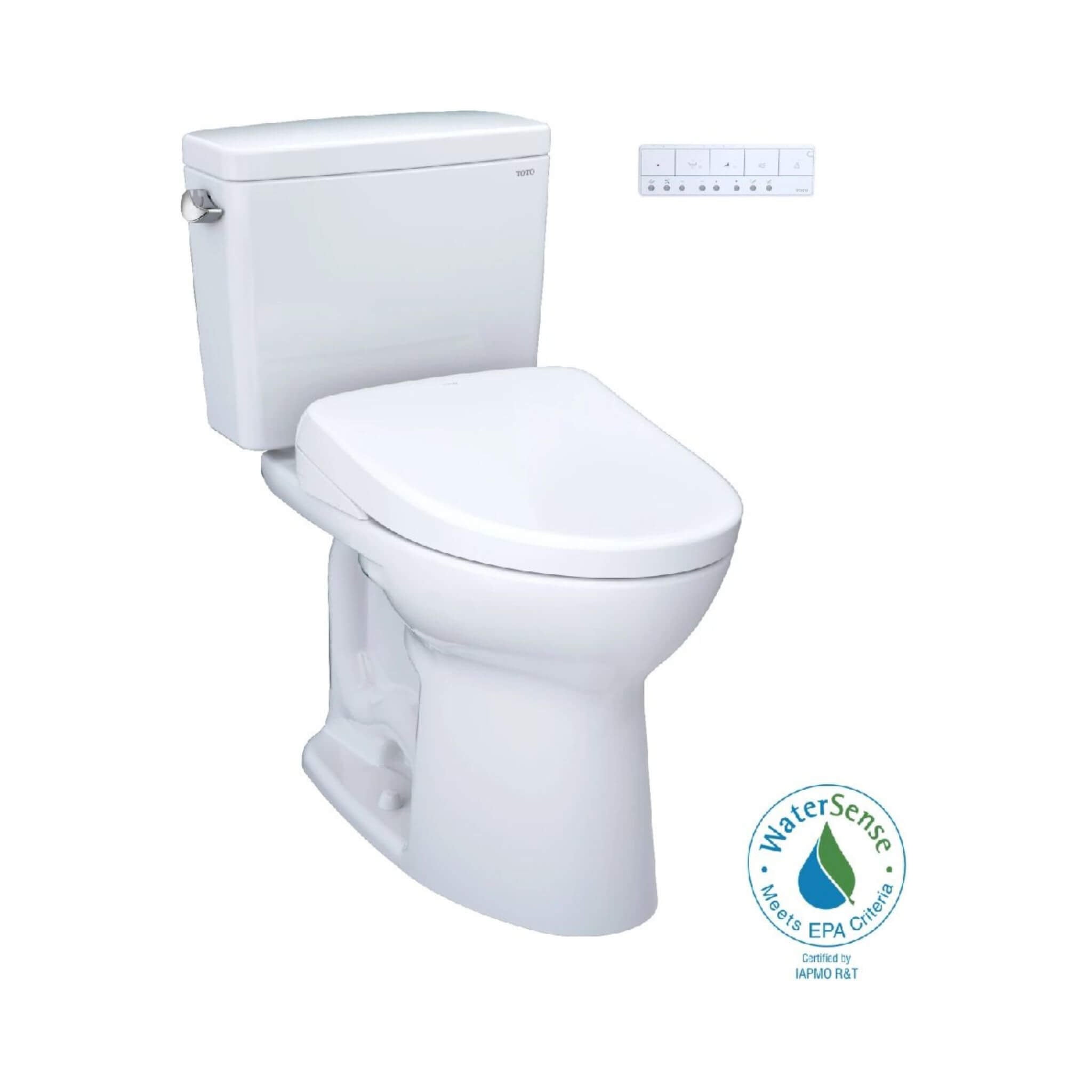 [MW7764726CEFGA.10#01] TOTO Drake 1.28 GPF Universal Height Toilet 10-Inch Rough In With Washlet S7 Bidet Seat (SAK32478) – S