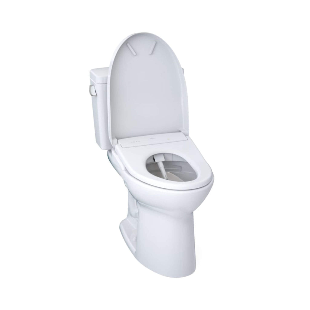 [MW7764736CSFG#01] TOTO Drake 1.6 GPF Elongated Chair Height Toilet W/ Washlet S7A Auto Bidet Seat & EWater+ Technology (SAK5