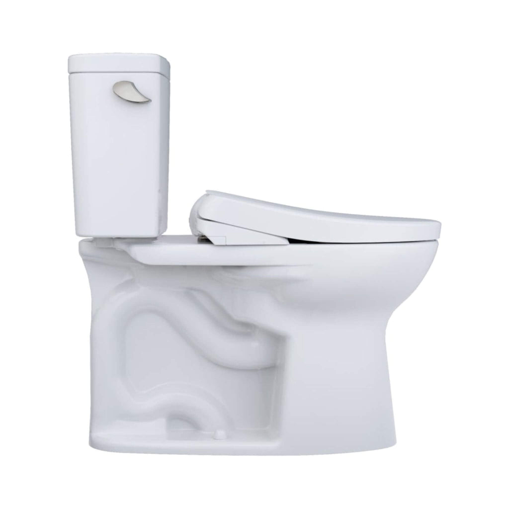 [MW7764736CSFG#01] TOTO Drake 1.6 GPF Elongated Chair Height Toilet W/ Washlet S7A Auto Bidet Seat & EWater+ Technology (SAK5