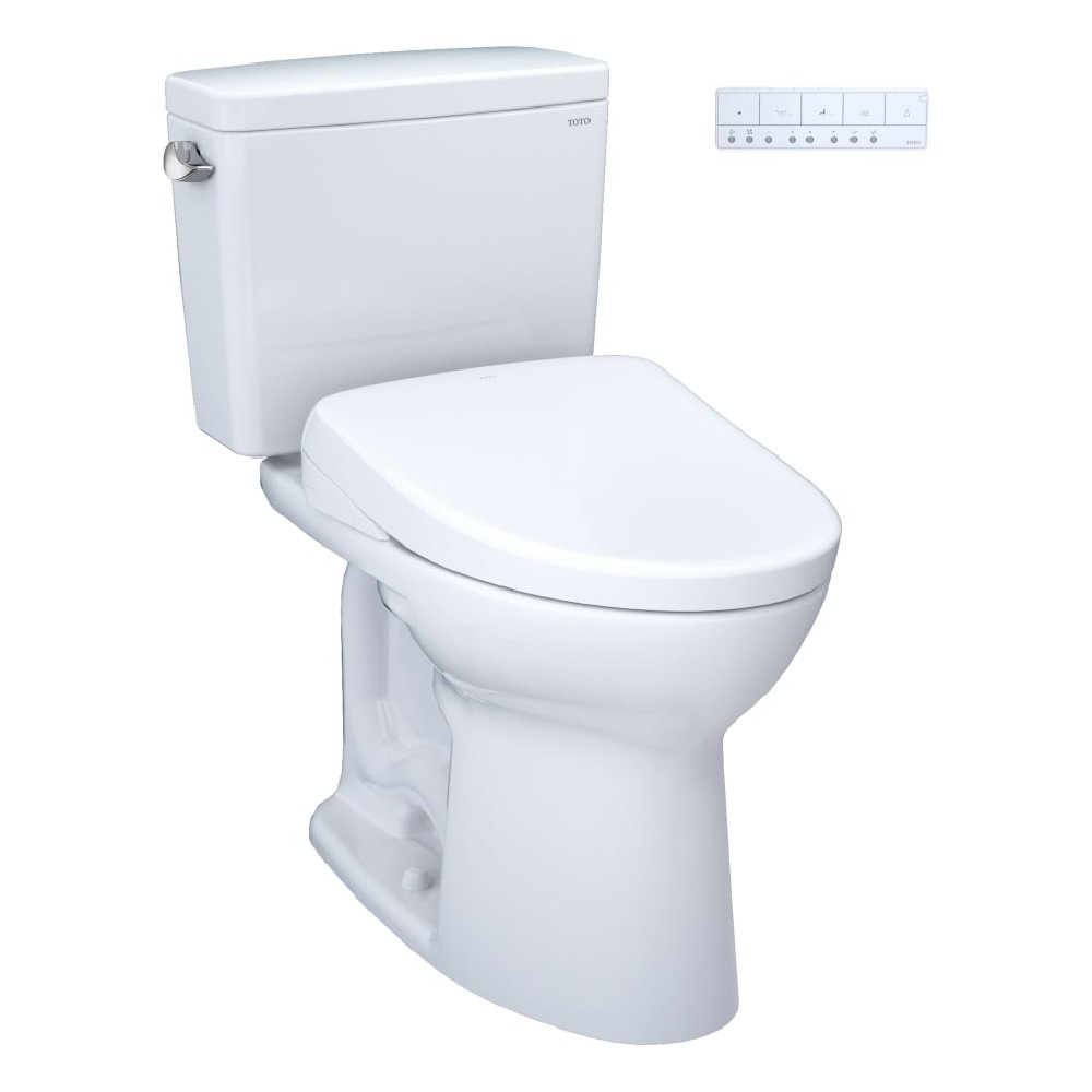 [MW7764736CSFG.10#01] TOTO Drake 1.6 GPF Elongated Chair Height Toilet With Washlet S7A And 10" Rough In (SAK78513) – SAKSBY 