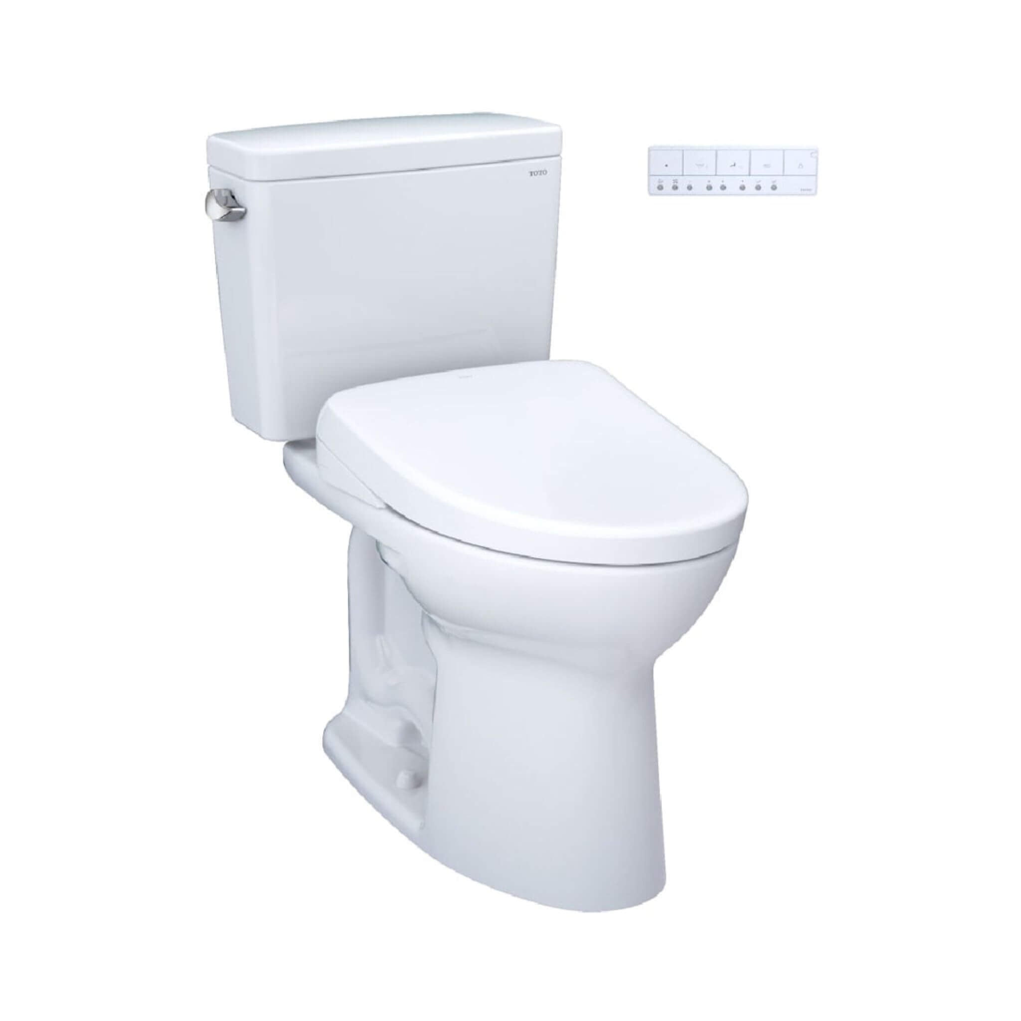 [MW7764736CSG#01] TOTO Drake 1.6 GPF RH Washlet Elongated Bidet Toilet Seat With S7A Auto Open/Close Bidet Seat (SAK75906) – 
