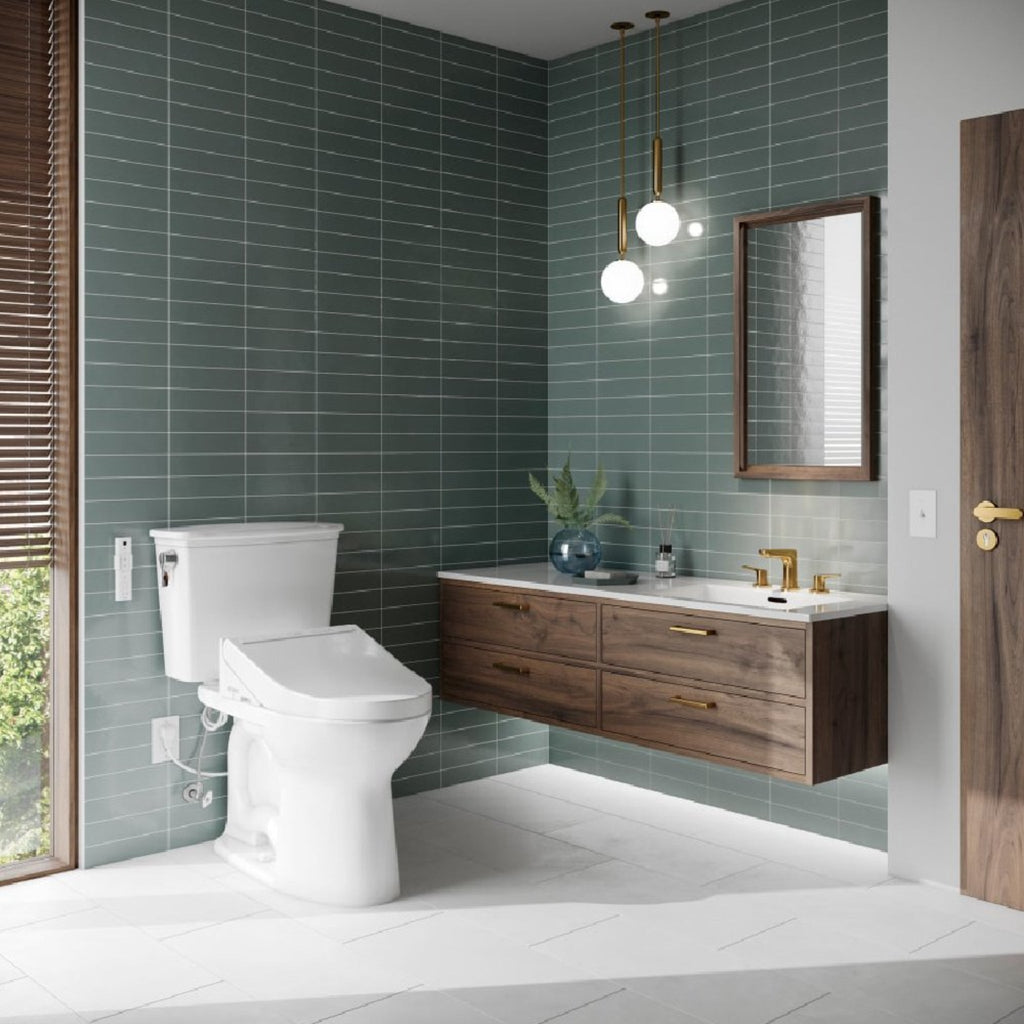 [MW7863084CEFG#01] TOTO Drake Transitional Washlet C5 Bidet Seat With 1.28 GPF Universal Height Toilet (SAK79421) – SAKSBY WH
