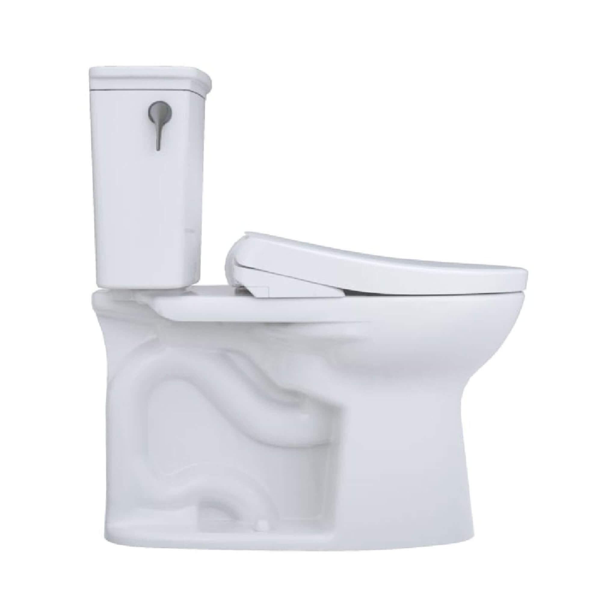 [MW7864736CEFG.10#01] TOTO Drake Washlet S7A Open Bidet Seat And 1.28 GPF Universal Height Toilet With Warm Air Dryer (SAK946