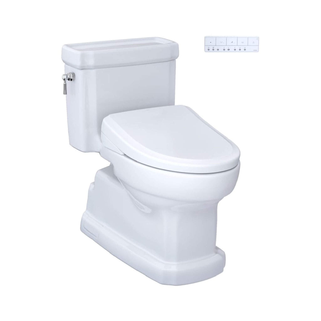 [MW9744734CEFGA#01] TOTO Guinevere 1.28 GPF Elongated Chair Height Toilet With Washlet+ S7A Tornado Auto Flush (SAK41037) – S