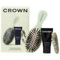 Crown Affair The Slick Back Ritual Set: Frizz Control, Sleek Styles, & Gentle Hold - Includes Mini Brush, Finishing Gel & Silk Scrunchie