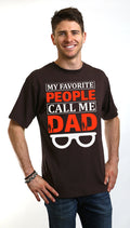 Spun Bamboo My Favorite People Call Me Dad Men's Bamboo Viscose/Organic Cotton Short Sleeve Graphic T-Shirt — main product sh