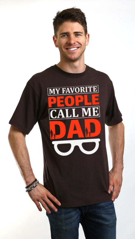Spun Bamboo My Favorite People Call Me Dad Men's Bamboo Viscose/Organic Cotton Short Sleeve Graphic T-Shirt — main product sh