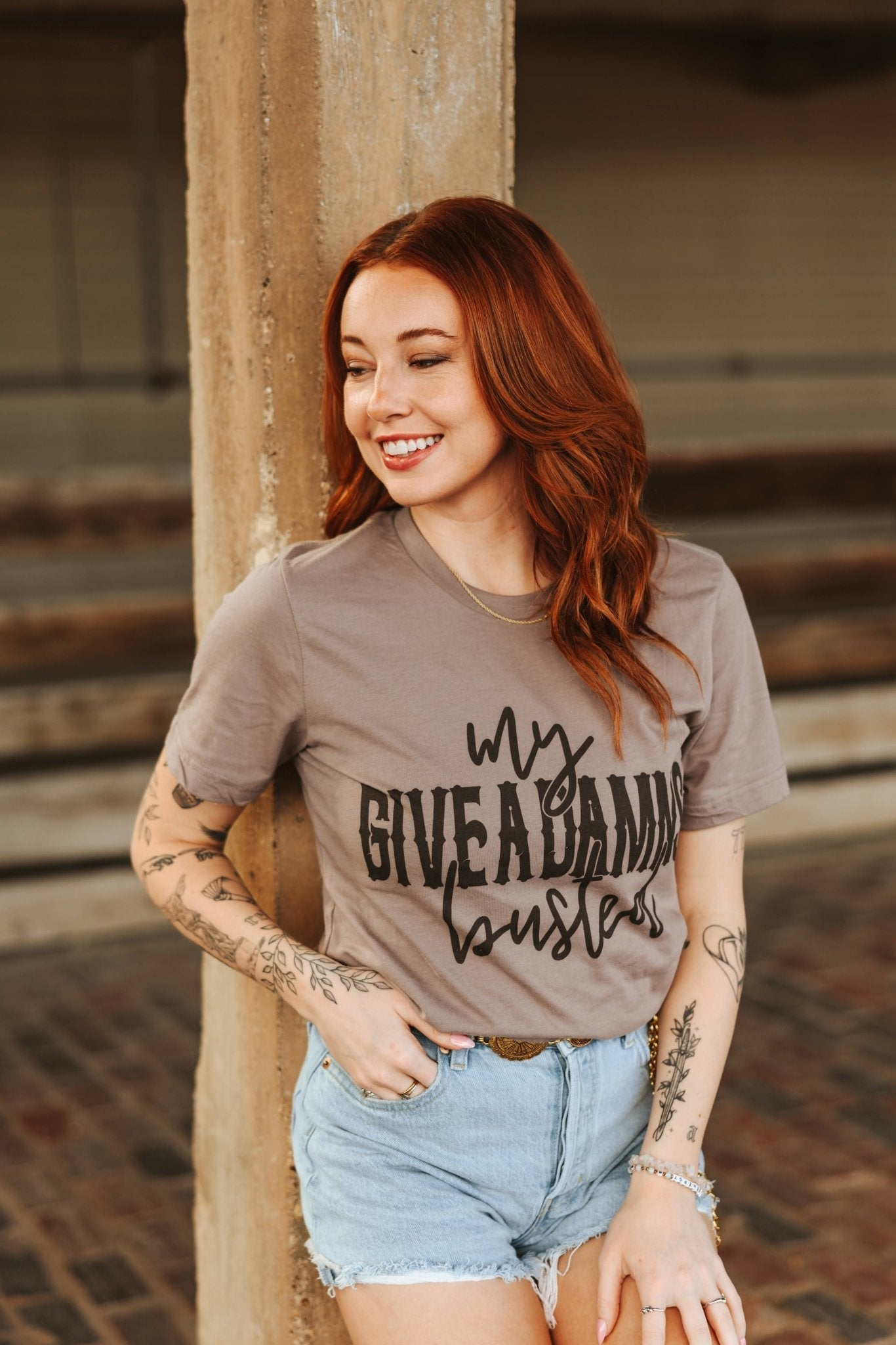 Wild Junkie My Give A Damns Busted Graphic Tee — lifestyle context