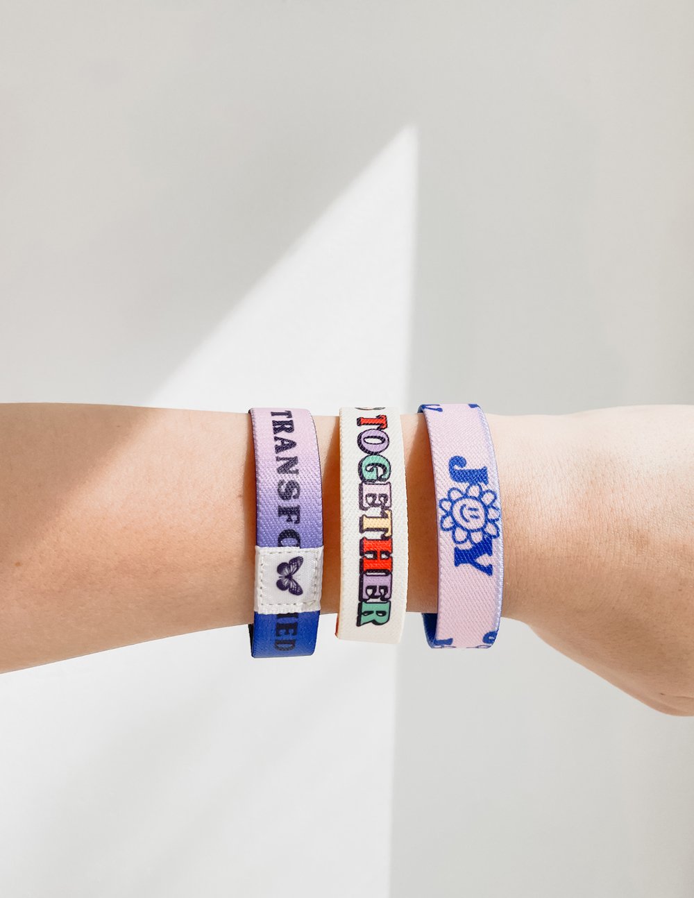Elevated Faith Mystery Reversible Wristband — back view