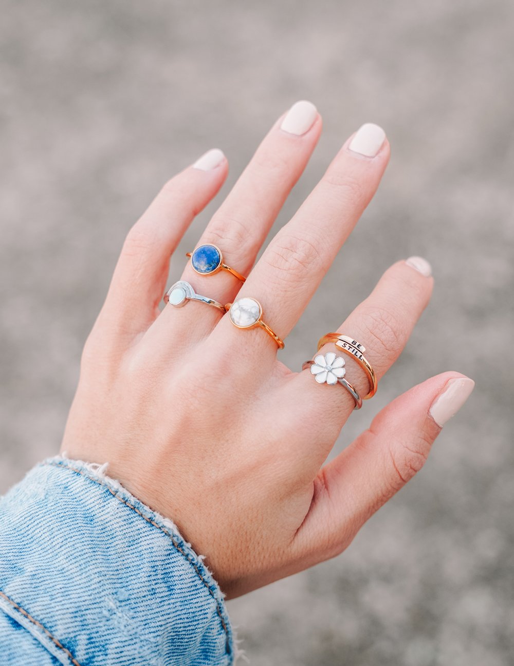 Elevated Faith Mystery Ring — detail shot 6