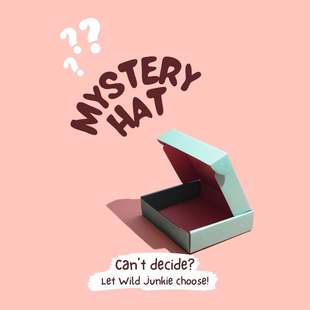 Wild Junkie Mystery Trucker Hat — detail close-up
