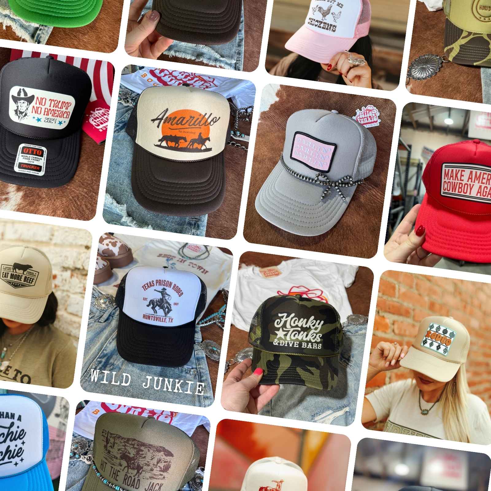 Wild Junkie Mystery Trucker Hat — main product shot
