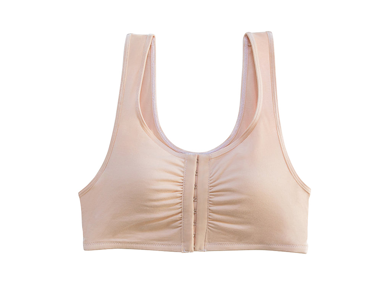 Everviolet Maia Front Close Bra, Blush — detail close-up