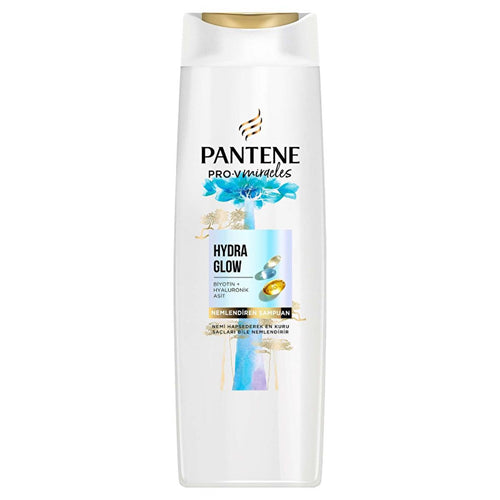 Pantene Pro-V Miracles Hydra Glow: Deeply Moisturizing Shampoo for Dry, Dull & Frizzy Hair - Biotin & Hyaluronic Acid Infused for Intense Hydration & Shine
