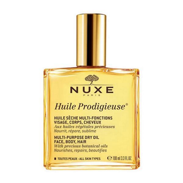 Nuxe Multi-purpose Beauty Oil - Natural Skincare, Nourishing Hair Care, Non-greasy Moisturizer - 3.38 fl oz