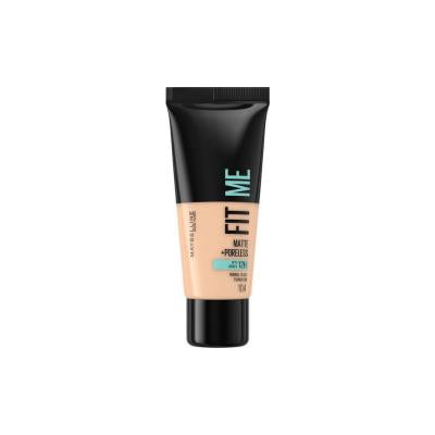 Maybelline New York Fit Me Matte+Poreless Foundation - Soft Ivory (104) - Natural Matte Finish Makeup for Everyday Use
