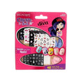 Kiss Broadway Nail Art Kit - 48 Colored Nails, Press-On Tabs & Stickers for Creative DIY Nail Art