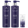 Alterna Replenishing Moisture Hair Care Set: Anti-Aging, Hydration & Shine - Sulfate-Free, Caviar Extract, & Thermal Protection for Dry, Damaged Hair