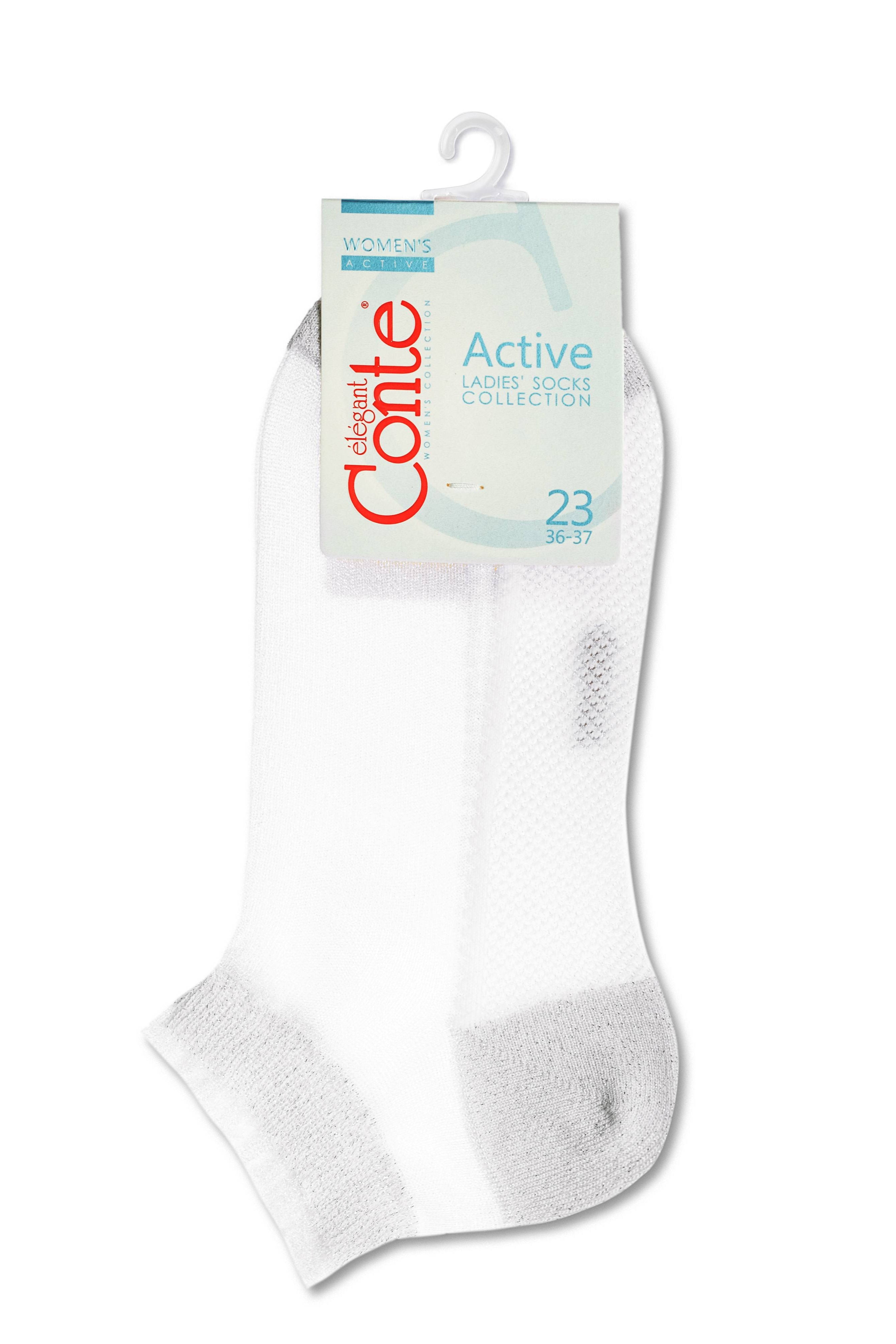 TheRanok.com Ankle Socks Conte Active - 229 Transparent with Lurex — packaging